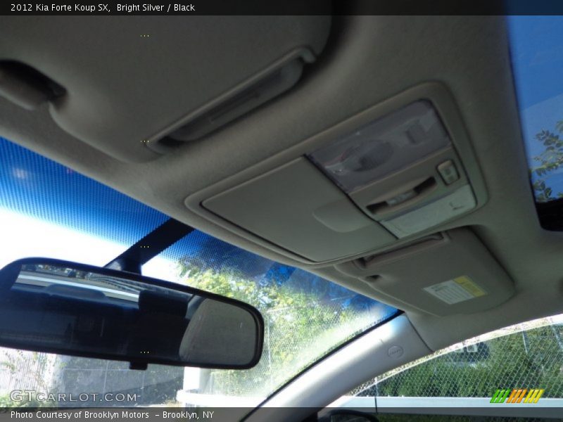 Bright Silver / Black 2012 Kia Forte Koup SX