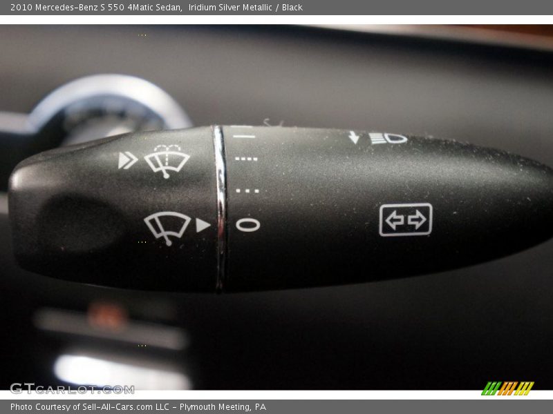 Iridium Silver Metallic / Black 2010 Mercedes-Benz S 550 4Matic Sedan