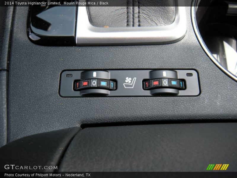 Moulin Rouge Mica / Black 2014 Toyota Highlander Limited