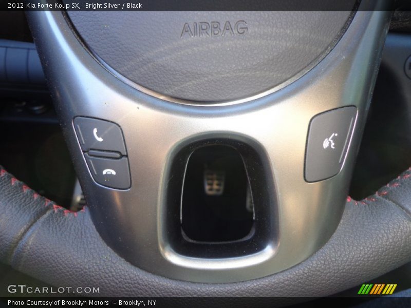 Bright Silver / Black 2012 Kia Forte Koup SX