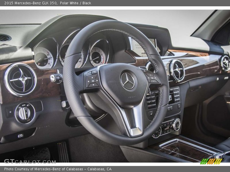 Polar White / Black 2015 Mercedes-Benz GLK 350