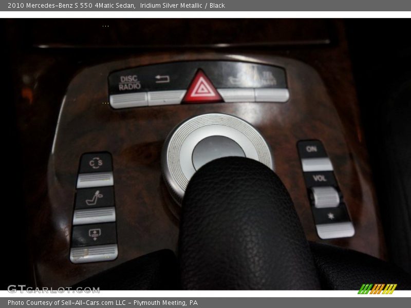 Iridium Silver Metallic / Black 2010 Mercedes-Benz S 550 4Matic Sedan