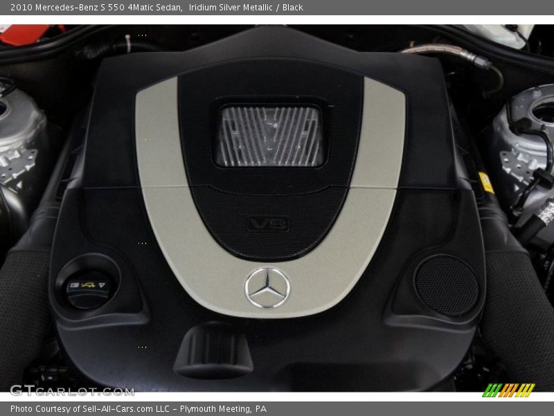 Iridium Silver Metallic / Black 2010 Mercedes-Benz S 550 4Matic Sedan