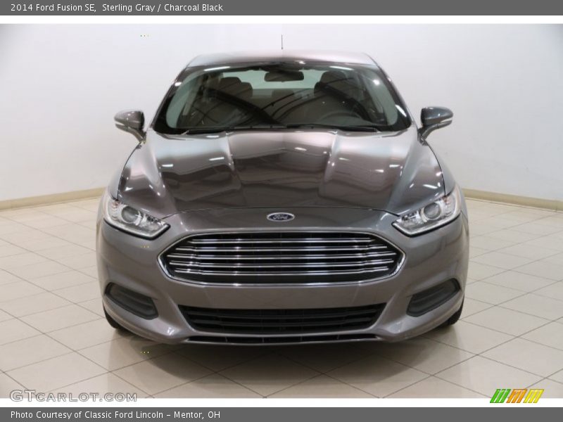 Sterling Gray / Charcoal Black 2014 Ford Fusion SE