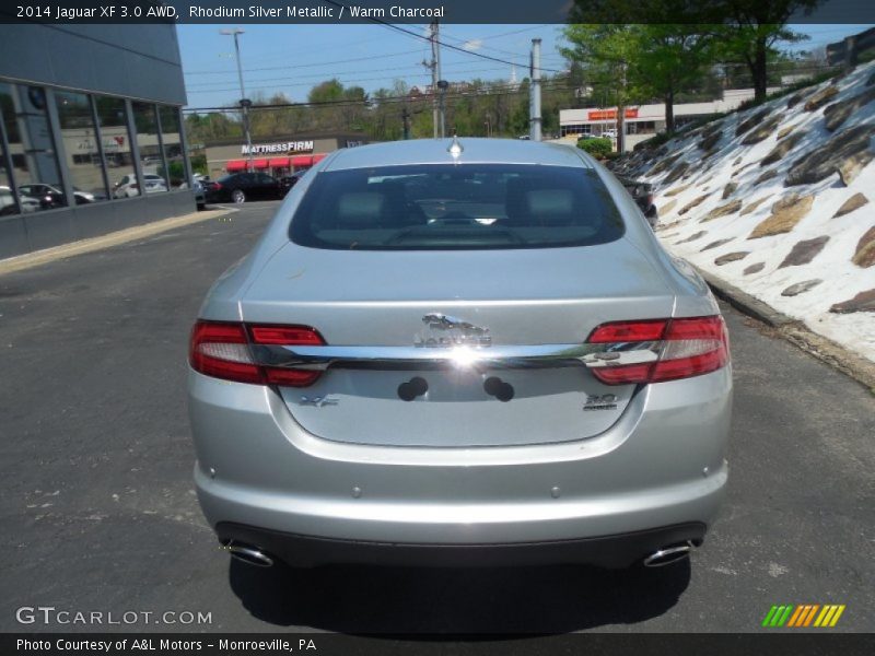 Rhodium Silver Metallic / Warm Charcoal 2014 Jaguar XF 3.0 AWD