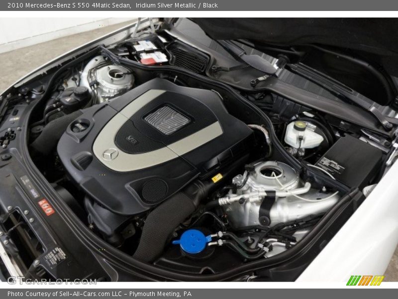 Iridium Silver Metallic / Black 2010 Mercedes-Benz S 550 4Matic Sedan