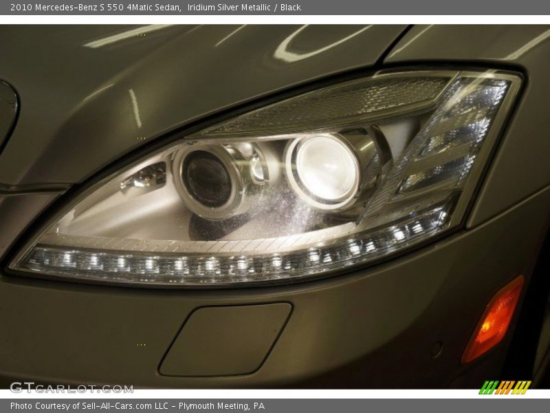 Iridium Silver Metallic / Black 2010 Mercedes-Benz S 550 4Matic Sedan