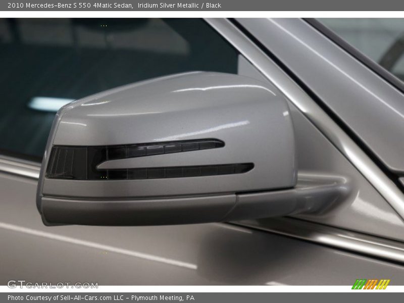 Iridium Silver Metallic / Black 2010 Mercedes-Benz S 550 4Matic Sedan