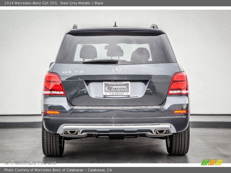 Steel Grey Metallic / Black 2014 Mercedes-Benz GLK 350