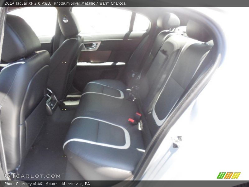 Rhodium Silver Metallic / Warm Charcoal 2014 Jaguar XF 3.0 AWD