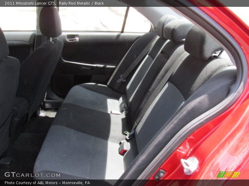 Rally Red Metallic / Black 2011 Mitsubishi Lancer GTS
