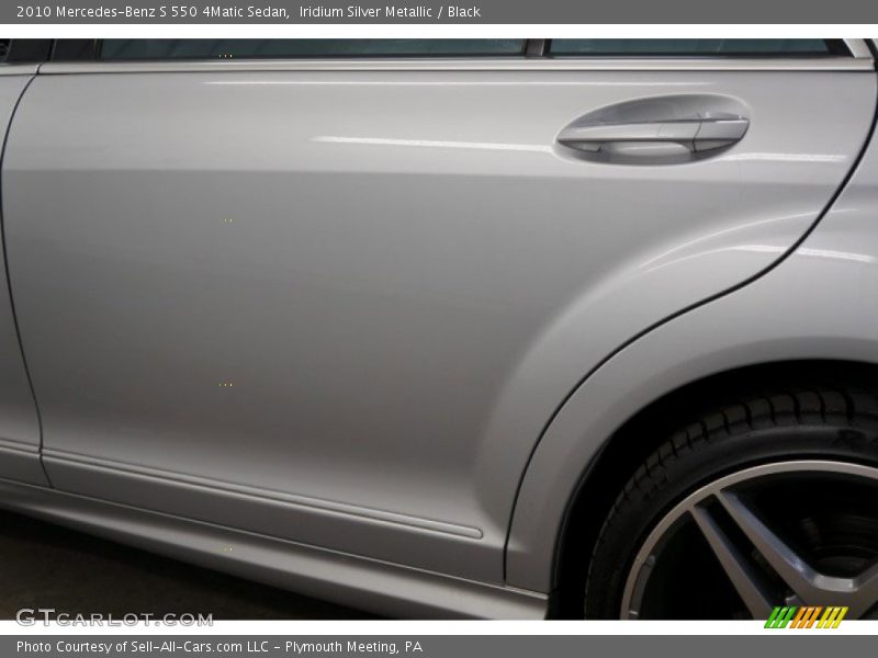 Iridium Silver Metallic / Black 2010 Mercedes-Benz S 550 4Matic Sedan