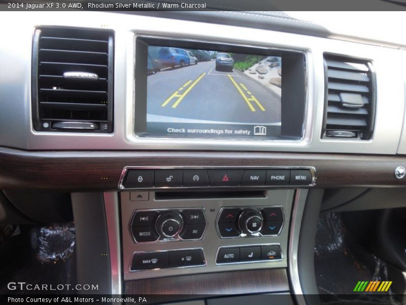 Rhodium Silver Metallic / Warm Charcoal 2014 Jaguar XF 3.0 AWD