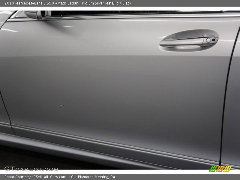 Iridium Silver Metallic / Black 2010 Mercedes-Benz S 550 4Matic Sedan