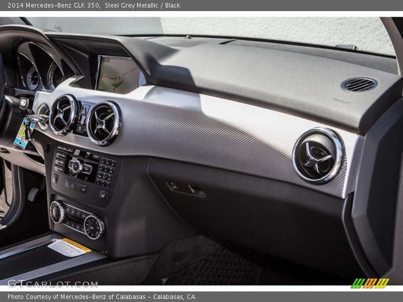 Steel Grey Metallic / Black 2014 Mercedes-Benz GLK 350