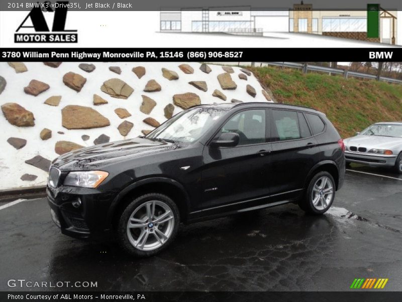 Jet Black / Black 2014 BMW X3 xDrive35i