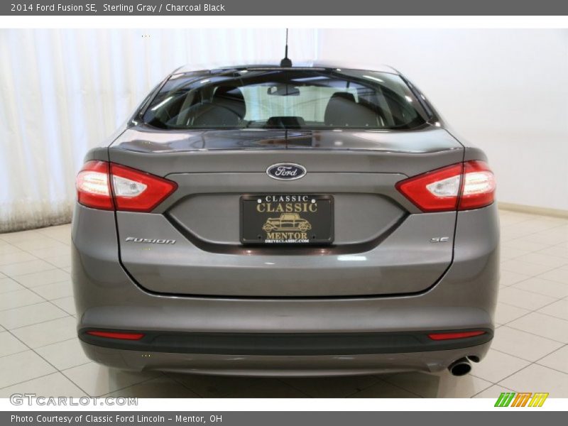 Sterling Gray / Charcoal Black 2014 Ford Fusion SE