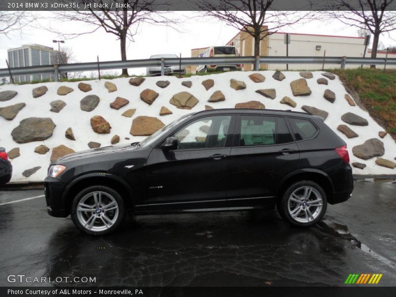 Jet Black / Black 2014 BMW X3 xDrive35i