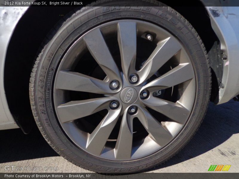 Bright Silver / Black 2012 Kia Forte Koup SX