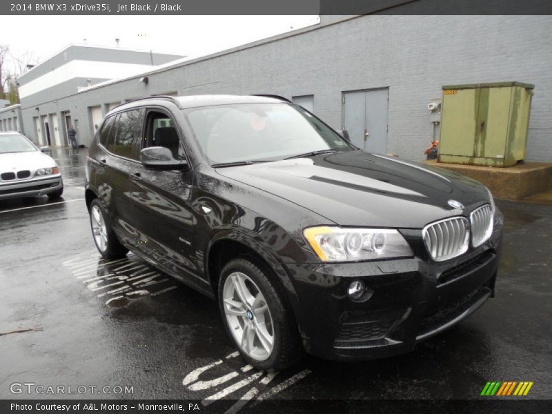Jet Black / Black 2014 BMW X3 xDrive35i