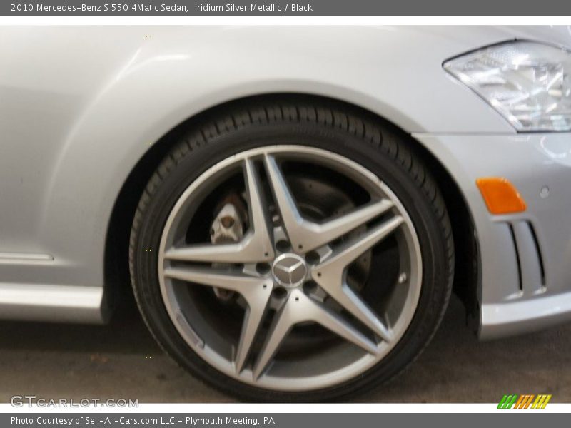 Iridium Silver Metallic / Black 2010 Mercedes-Benz S 550 4Matic Sedan