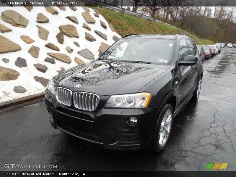 Jet Black / Black 2014 BMW X3 xDrive35i