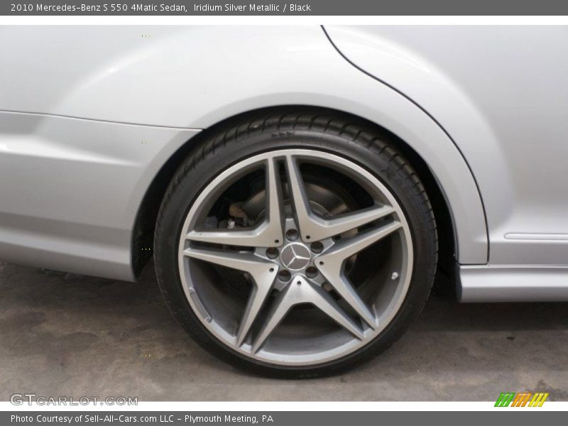 Iridium Silver Metallic / Black 2010 Mercedes-Benz S 550 4Matic Sedan