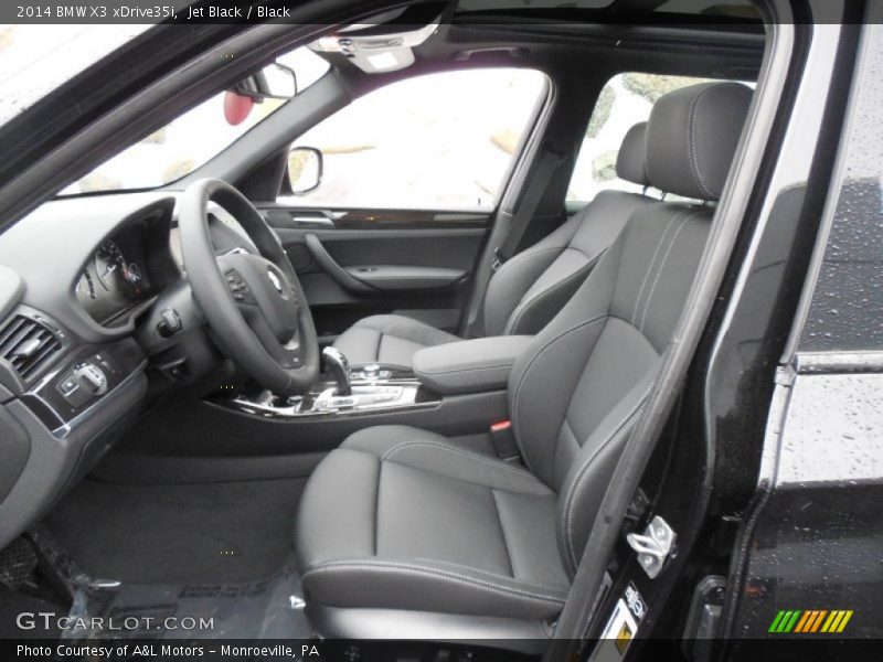 Jet Black / Black 2014 BMW X3 xDrive35i