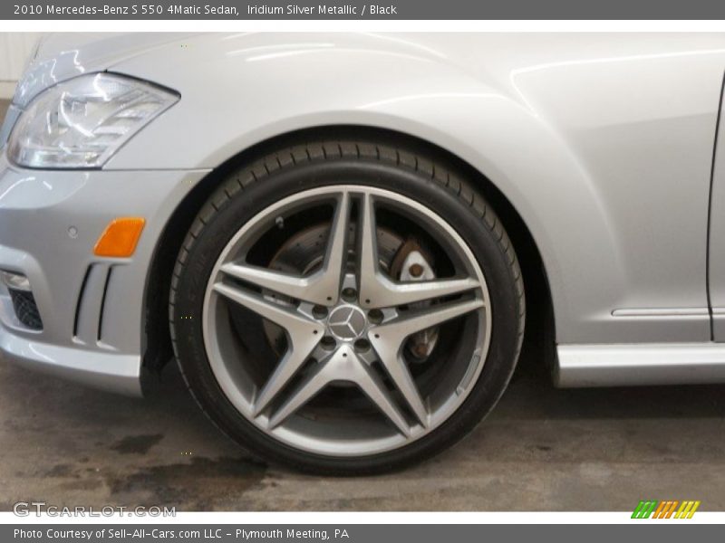 Iridium Silver Metallic / Black 2010 Mercedes-Benz S 550 4Matic Sedan