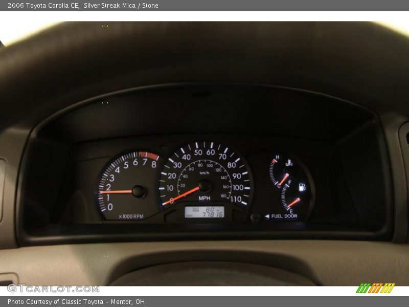 Silver Streak Mica / Stone 2006 Toyota Corolla CE