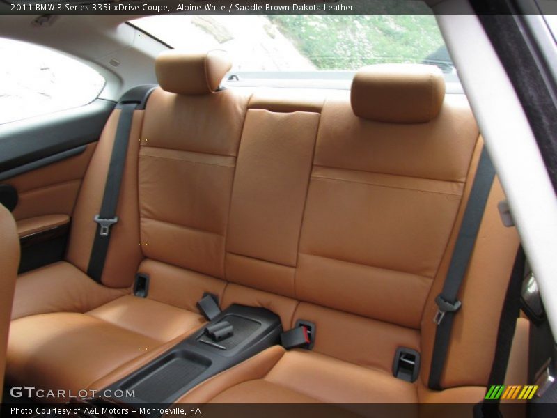 Rear Seat of 2011 3 Series 335i xDrive Coupe