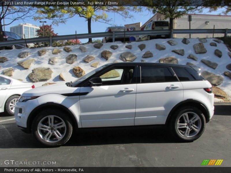 Fuji White / Ebony 2013 Land Rover Range Rover Evoque Dynamic