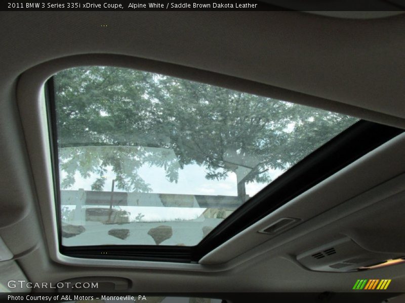 Alpine White / Saddle Brown Dakota Leather 2011 BMW 3 Series 335i xDrive Coupe