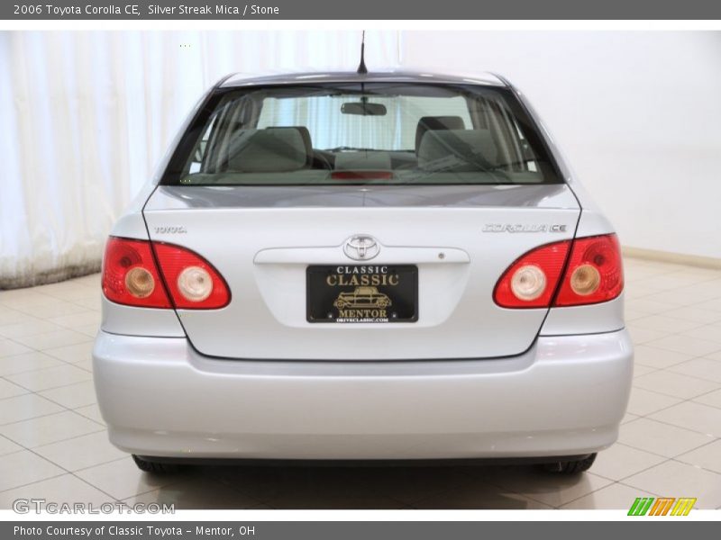 Silver Streak Mica / Stone 2006 Toyota Corolla CE