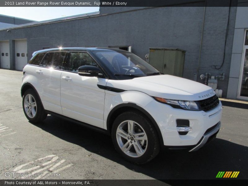 Fuji White / Ebony 2013 Land Rover Range Rover Evoque Dynamic