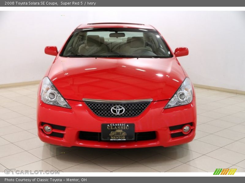 Super Red 5 / Ivory 2008 Toyota Solara SE Coupe