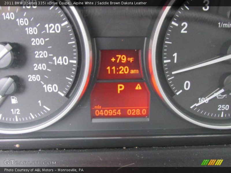 Alpine White / Saddle Brown Dakota Leather 2011 BMW 3 Series 335i xDrive Coupe