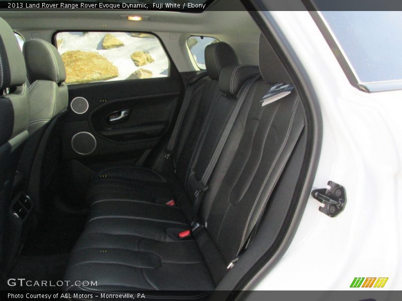 Fuji White / Ebony 2013 Land Rover Range Rover Evoque Dynamic