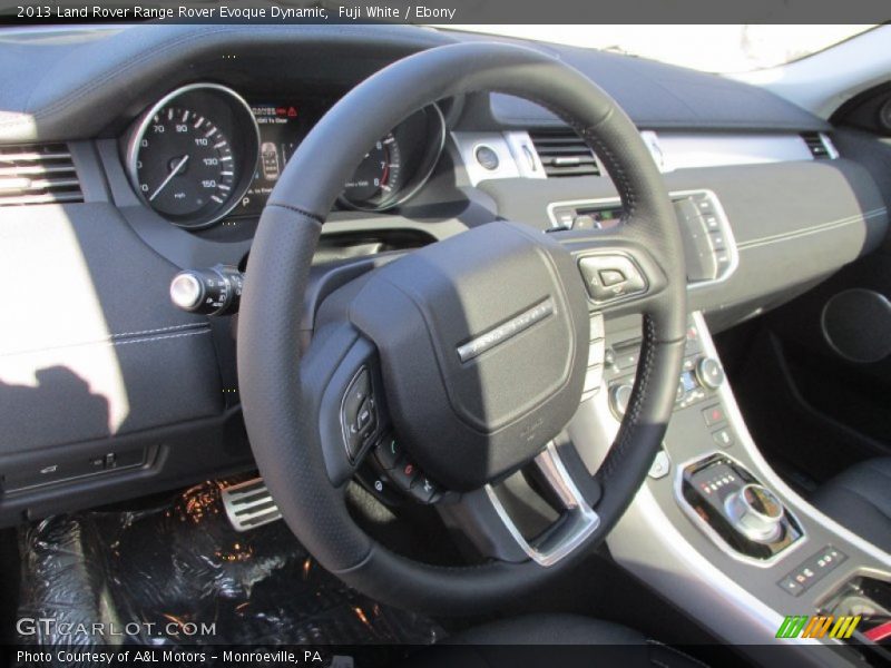 Fuji White / Ebony 2013 Land Rover Range Rover Evoque Dynamic