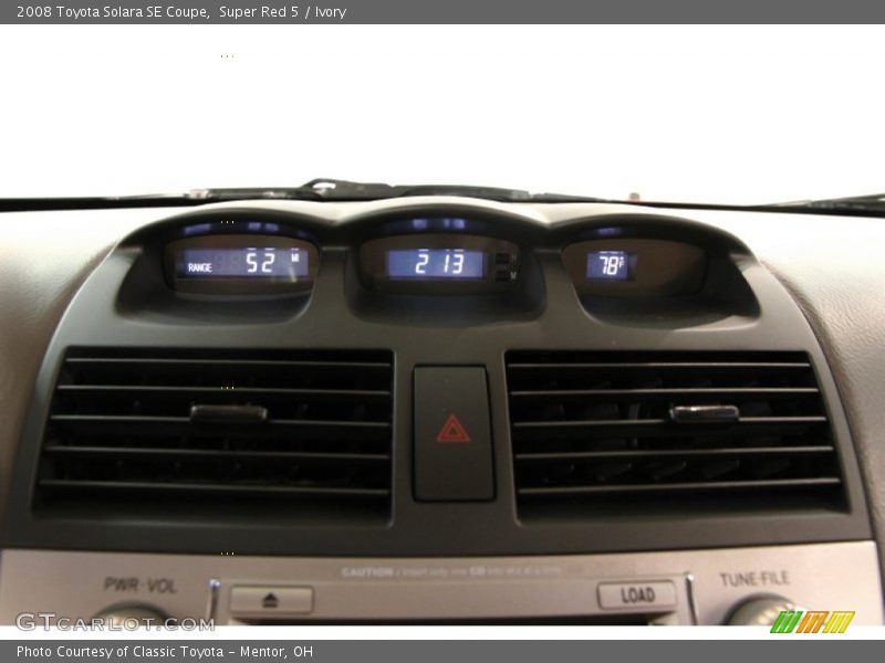 Super Red 5 / Ivory 2008 Toyota Solara SE Coupe