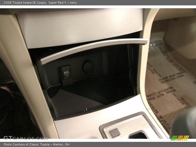 Super Red 5 / Ivory 2008 Toyota Solara SE Coupe