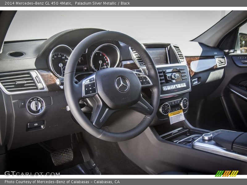 Paladium Silver Metallic / Black 2014 Mercedes-Benz GL 450 4Matic