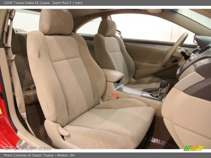 Super Red 5 / Ivory 2008 Toyota Solara SE Coupe
