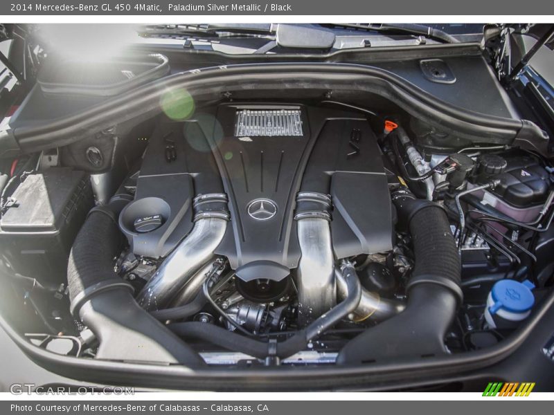 Paladium Silver Metallic / Black 2014 Mercedes-Benz GL 450 4Matic