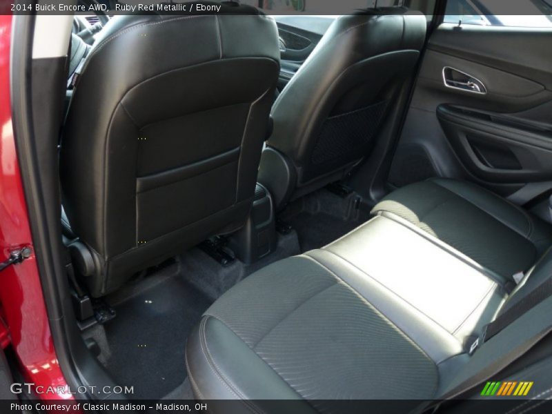 Rear Seat of 2014 Encore AWD