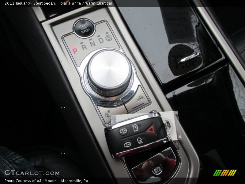 Polaris White / Warm Charcoal 2011 Jaguar XF Sport Sedan