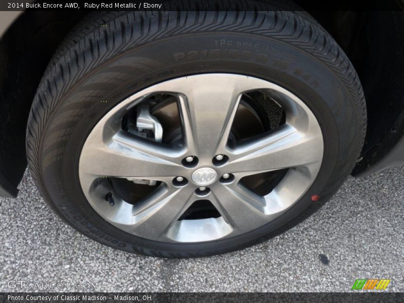 Ruby Red Metallic / Ebony 2014 Buick Encore AWD