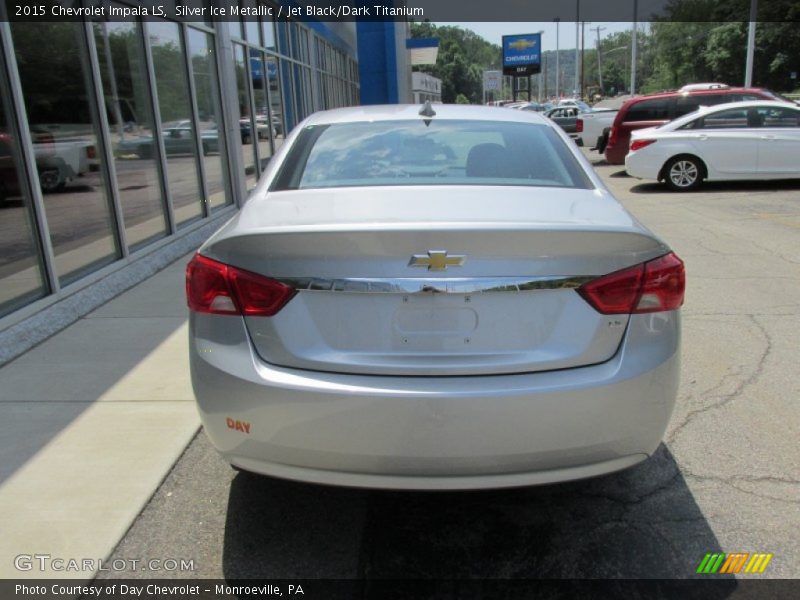 Silver Ice Metallic / Jet Black/Dark Titanium 2015 Chevrolet Impala LS