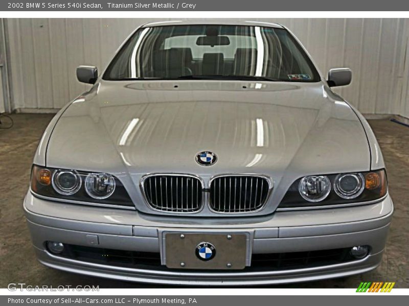 Titanium Silver Metallic / Grey 2002 BMW 5 Series 540i Sedan