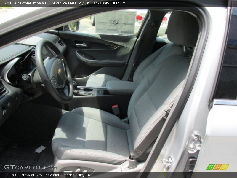 Silver Ice Metallic / Jet Black/Dark Titanium 2015 Chevrolet Impala LS